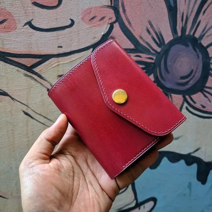 Dompet Kulit Vegtan/nabati Basic V Billfold Buffalo Leather