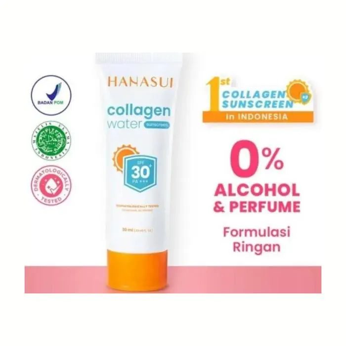 Sunscreen Hanasui Collagen Water SPF 30 PA++++ 30ml