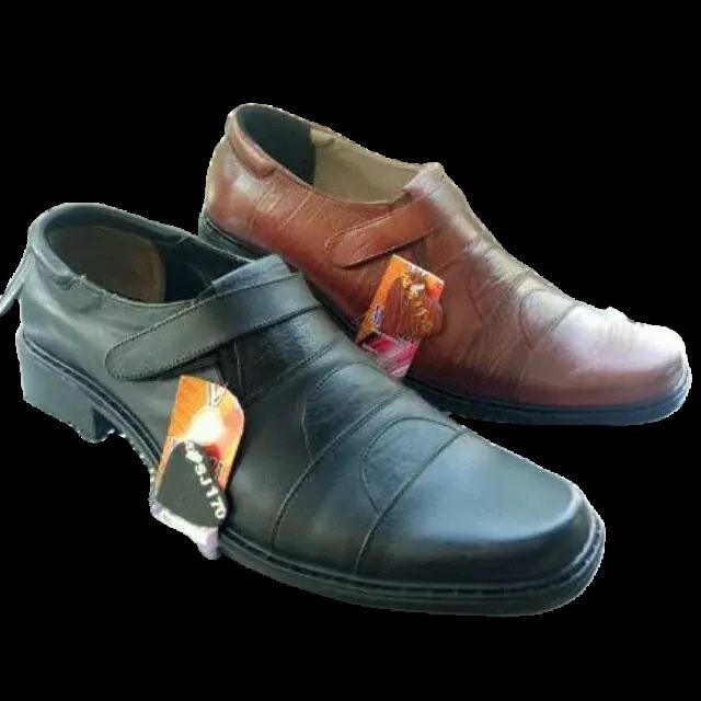 Mandiens - Sepatu Pantofel Kulit Asli PDH SJ170 Original Medali Export Quality