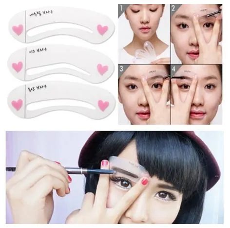 CETAKAN ALIS Eyebrow Template simetris