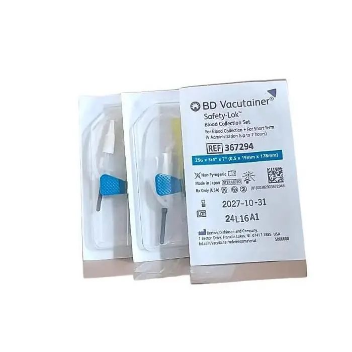 Wing Needle 25G x 3/4" x 7" (0.5 x 19 mm x 178 mm) BD Vacutainer