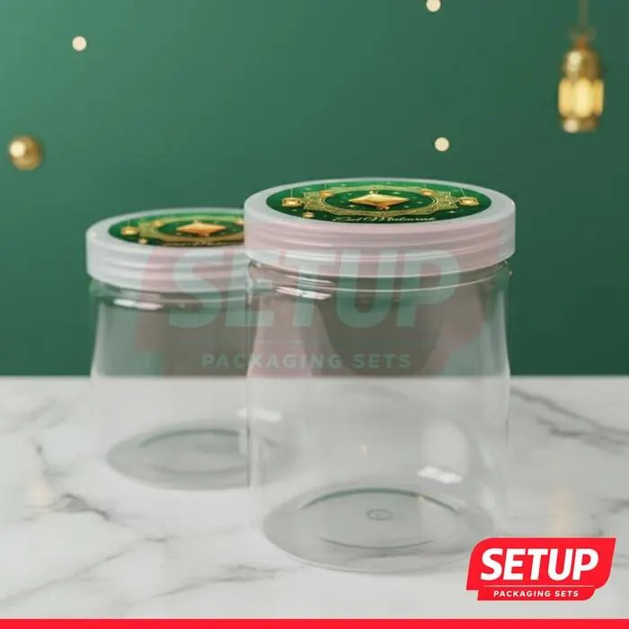Toples Silinder 200–1300ml + Stiker Lebaran