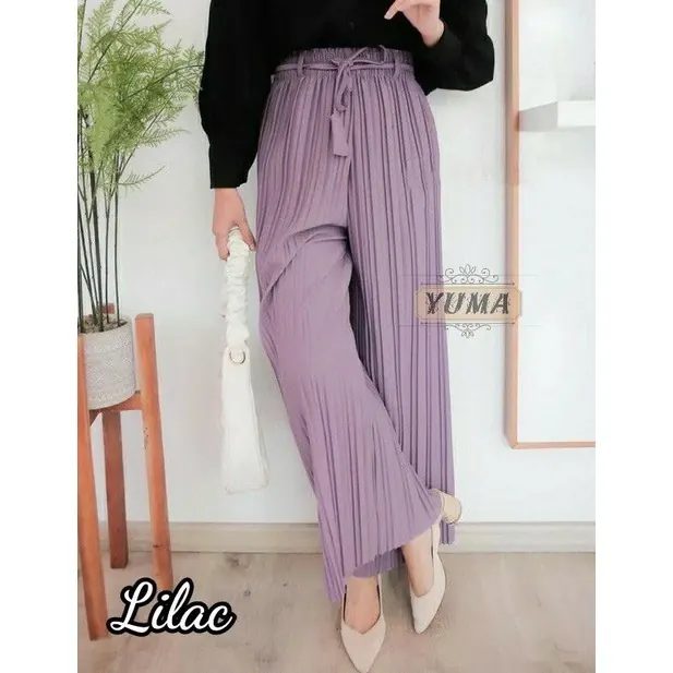 Kulot Plisket Premium Moumble Crepe Nyaman