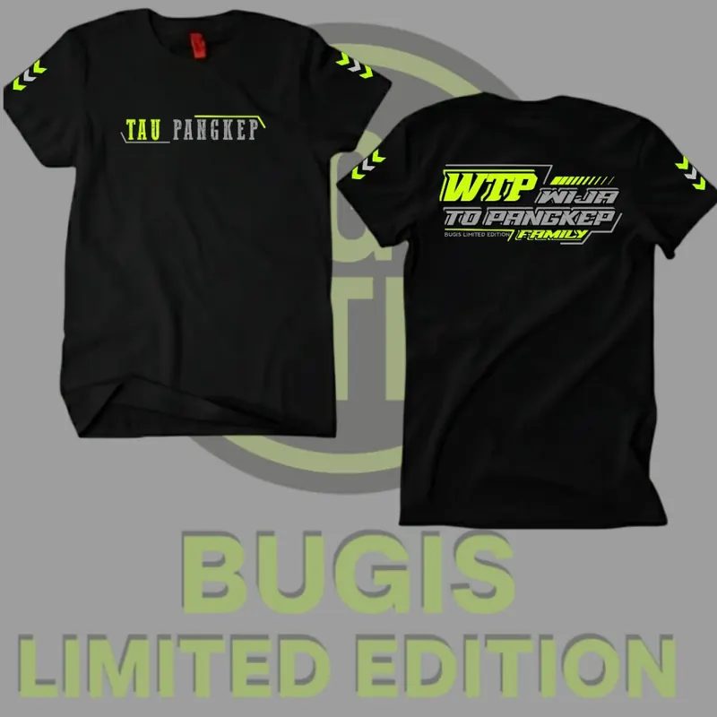 kaos Bugis wija to Pangkep katun combed 24s premium ltd