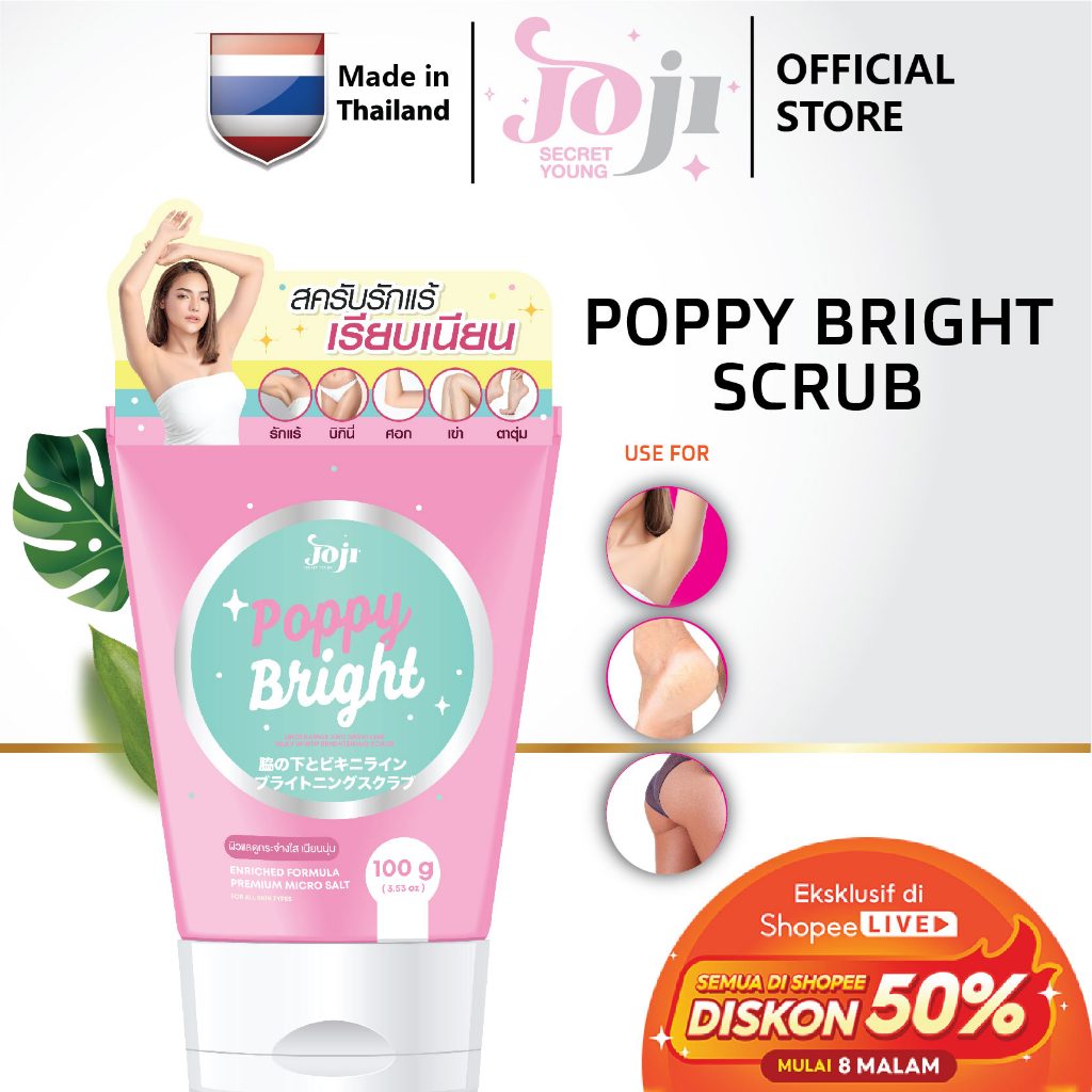 Joji Secret Young Thailand Poppy Bright/Underarm and bikini line silky Whipp Brightening