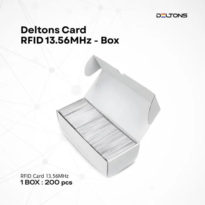 Kartu RFID Deltons 13.56MHz - EM Card Proximity 125KHz Box isi 200pcs