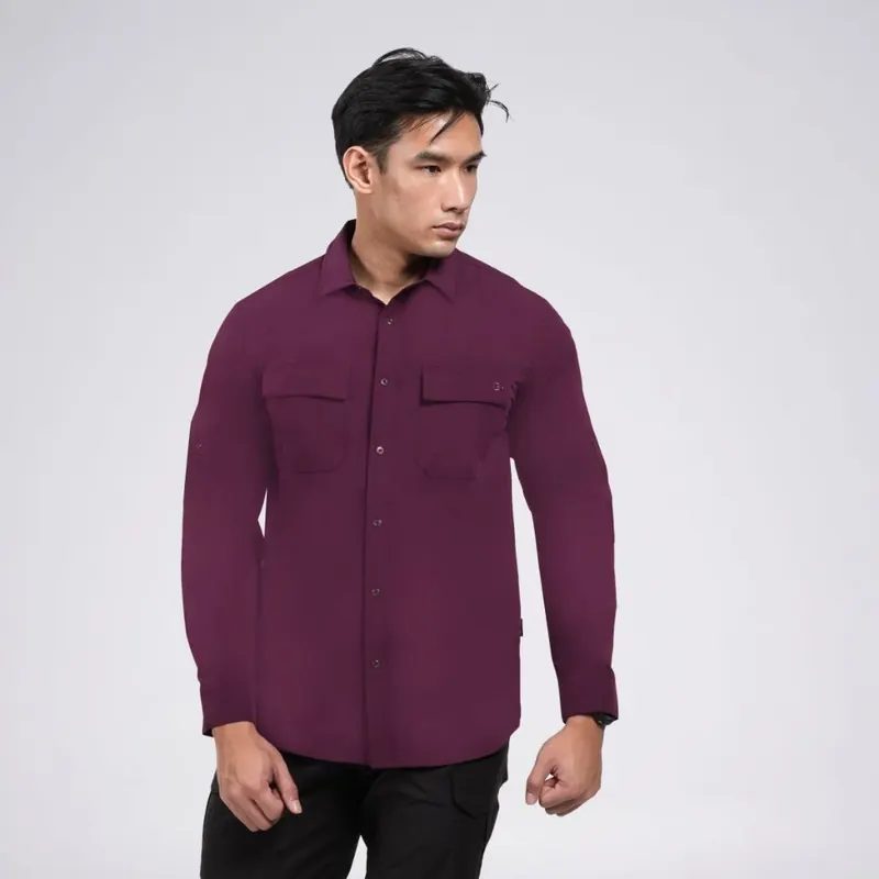 Kemeja Panjang Pria Cartenz Tactical Stone Cold