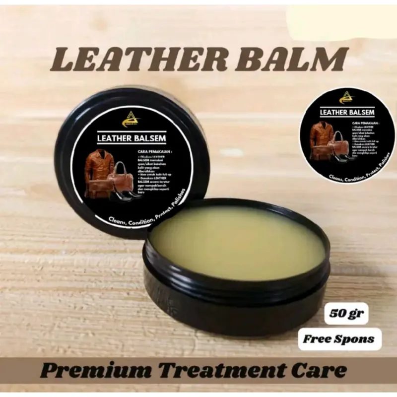 Semir balsem kulit pembersih pelembut perawatan tas