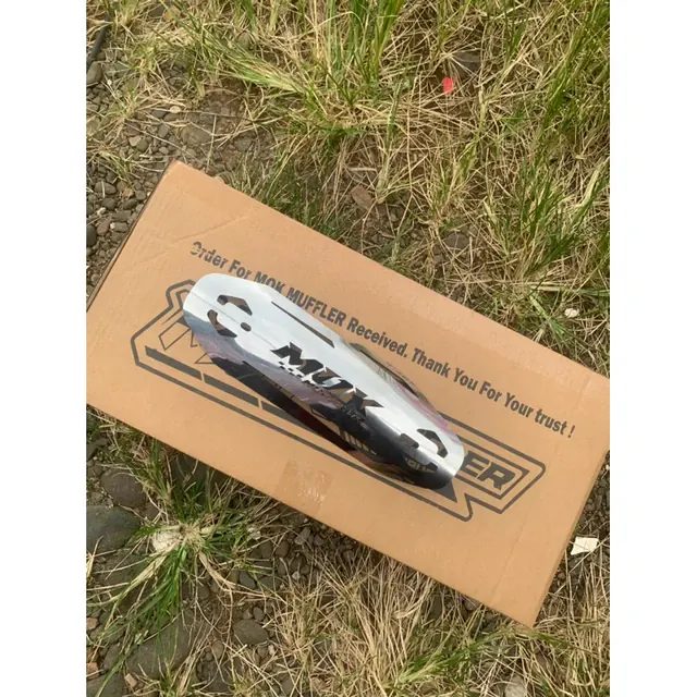 Cover / Tameng Knalpot Stainlees Original MOK MUFFLER