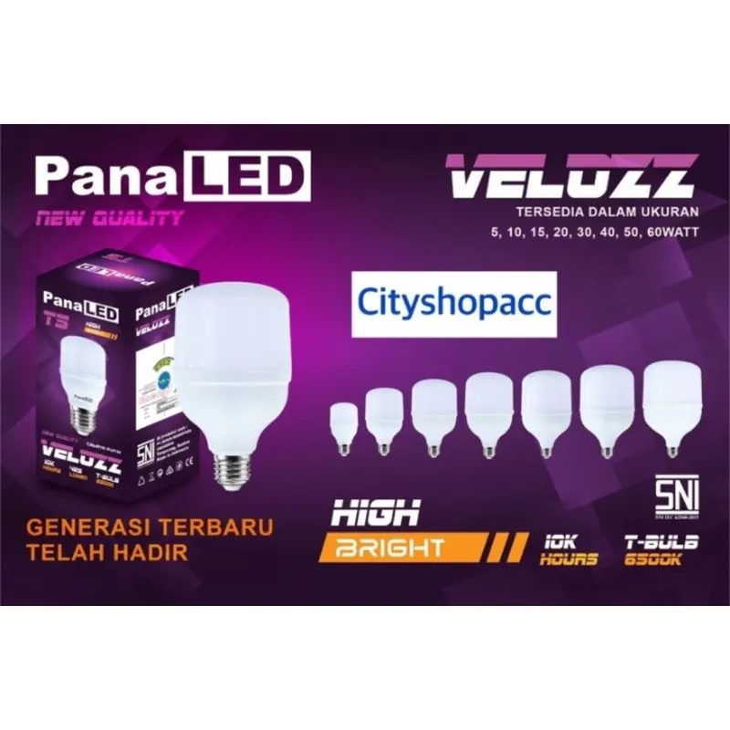 Lampu LED Panaled Velozz Hemat Energi hingga 80% untuk Penggunaan Lebih Efisien