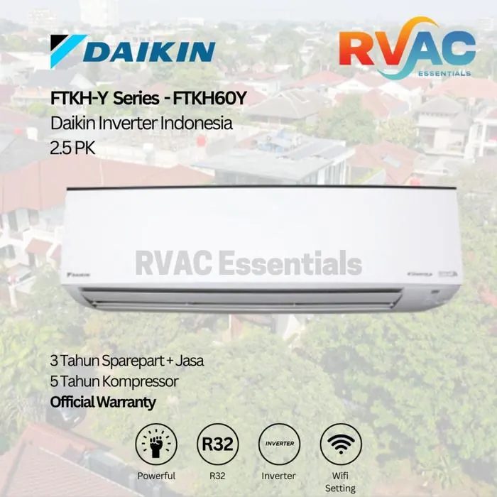Daikin AC Inverter 2.5 PK FTKH60-YV Indonesia