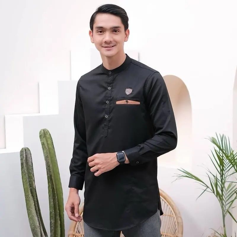 Koko Kurta Lengan panjang Matt Katun Adem Tebal IBR_$TORE