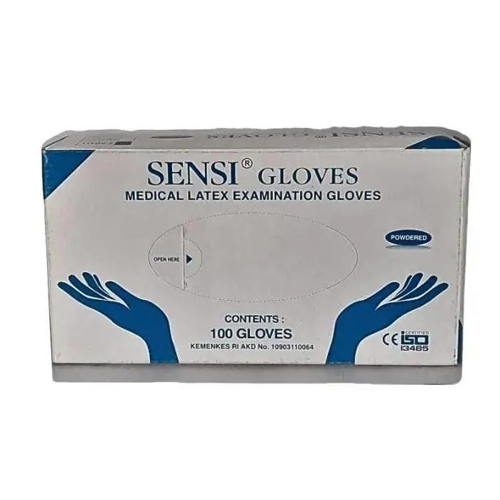 Sensi Gloves XS isi 50 pasang ( Sarung tangan latex non steril)
