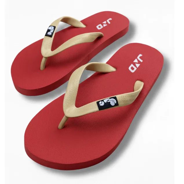 JND® - Sandal Nice Jepit Anak dan Dewasa Sol Hitam Cream Bahan Eva Rubber
