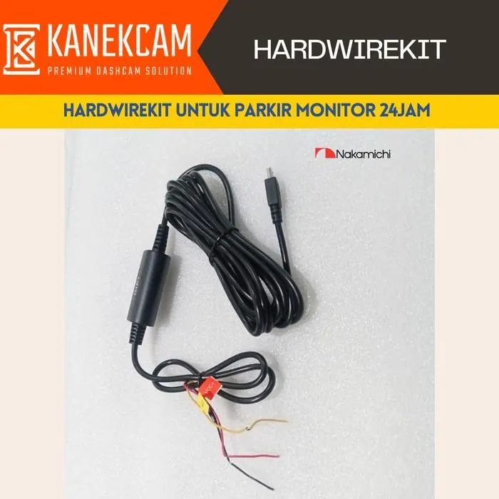 Nakamichi Dashcam Hardwirekit Parkir Monitor 24Jam