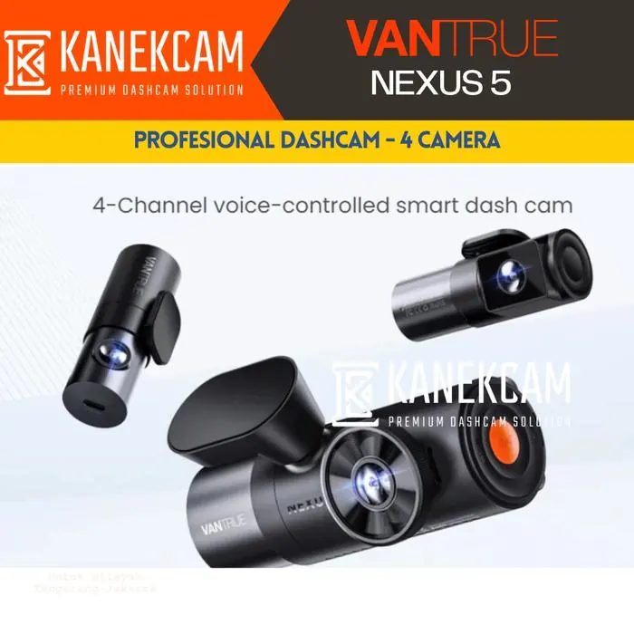 Dashcam Vantrue N5 Nexus 5 Kamera Mobil 4 Camera