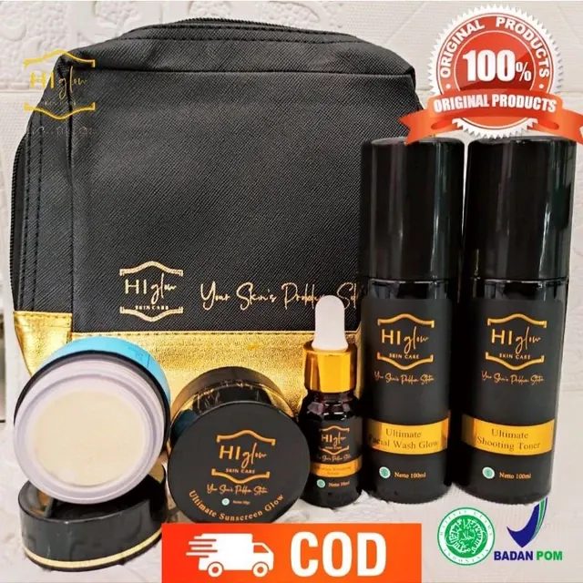 Hi Glow Ecer Sabun Toner Day Cream Night Serum All Varian