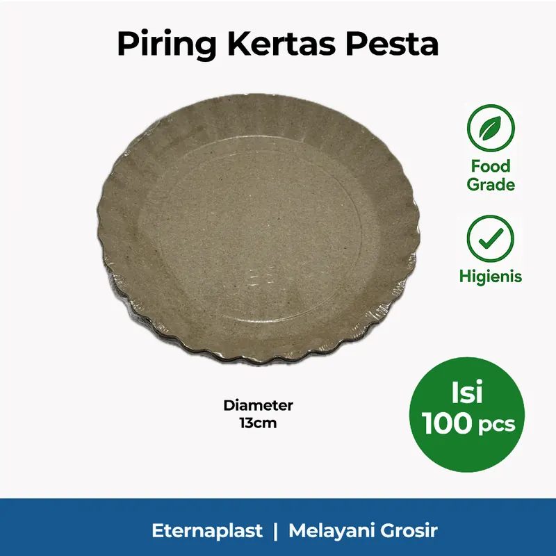 (100PCS) Piring Kue Kertas