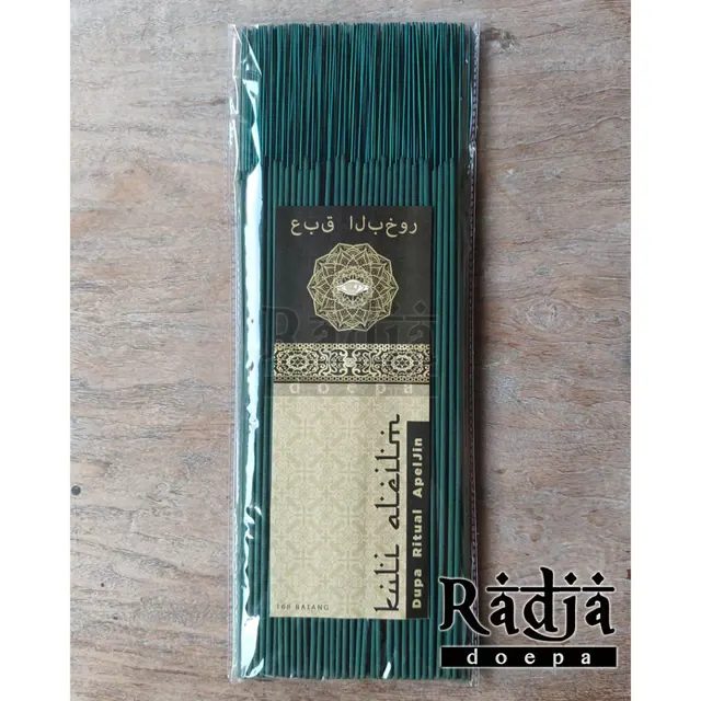 Dupa Hio Ritual KULI ALEILM HIJAU 168 Batang Premium Wangi Misik ApelJin