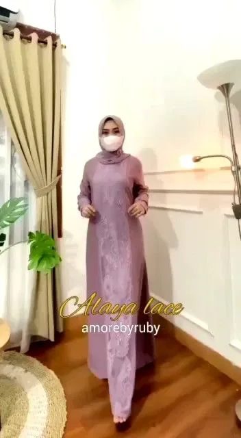 dress mewah amore by ruby alaya motif elegant