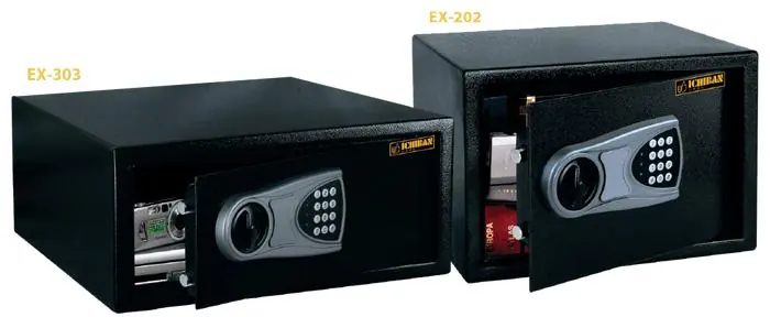 Brankas BOX Uang Cash Tahan API Safe Deposit Dokumen Alarm