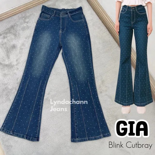 LYNDACHANN - GIA Blink Cutbray Celana Motek Premium