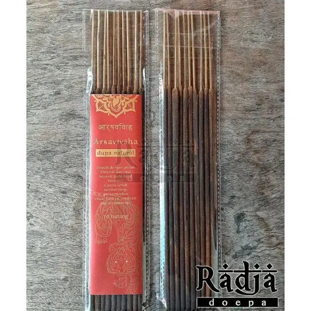 Dupa Hio Ritual ARSAVIVAHA 2 jam 10 batang (Cendana Musk) Wangi Harum Natural