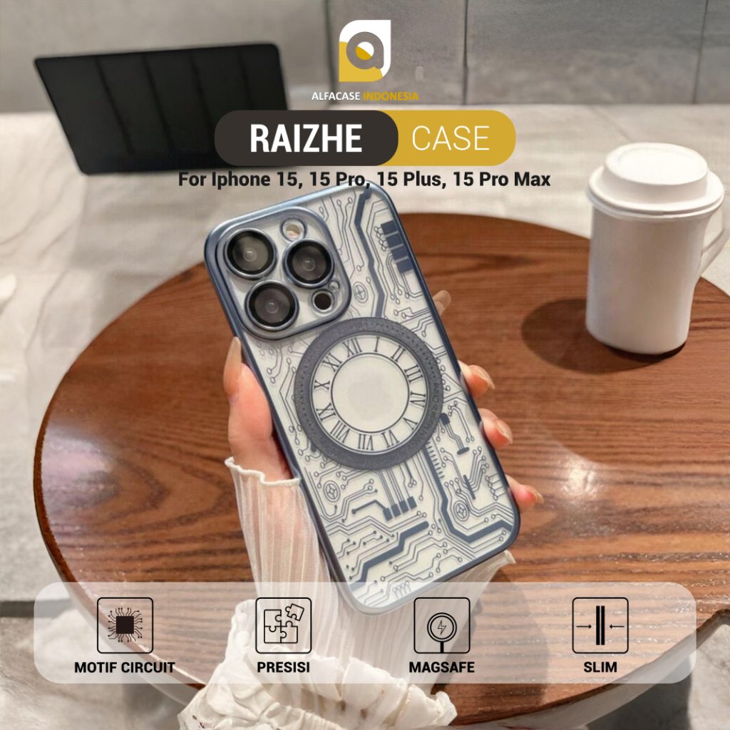 ALFACASE Casing iPhone 15 Plus Pro Max - Case 15 Series - Raizhe