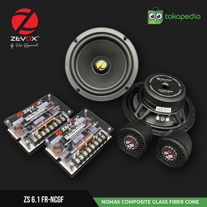 Speaker ZS 6.1 FR-NCGF Component Set by Vox Research