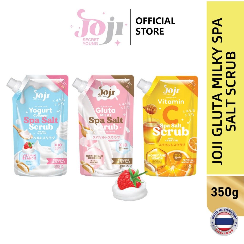 JOJI Secret Young Spa Salt Scrub / Lulur Badan Whitening / Pemutih 350g