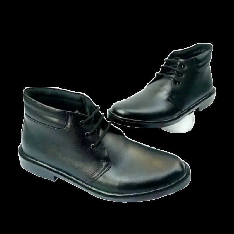 MANDIENS BT.04 Sepatu Pdh Kulit Asli Pantofel Kerja Sepatu PDH TNI POLRI Sepatu Dinas Sekolah Satpam