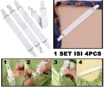 TALI KARET STRAP SPREI 4 in 1
