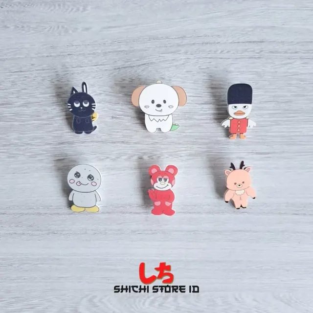 Pin Akrilik RIIZE/Pin Karakter RIIZE/BRIIZE/Pin KPop