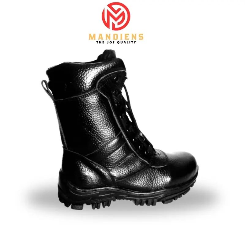 Mandiens Sepatu PDL JATAH Kulit Asli Motif Kulit Jeruk