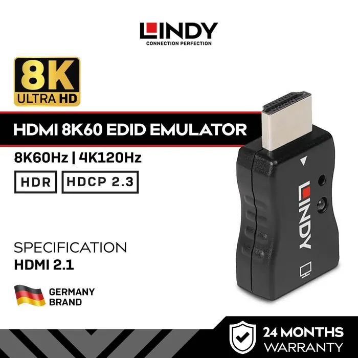 LINDY HDMI 8K 60Hz EDID Learning/Simulator