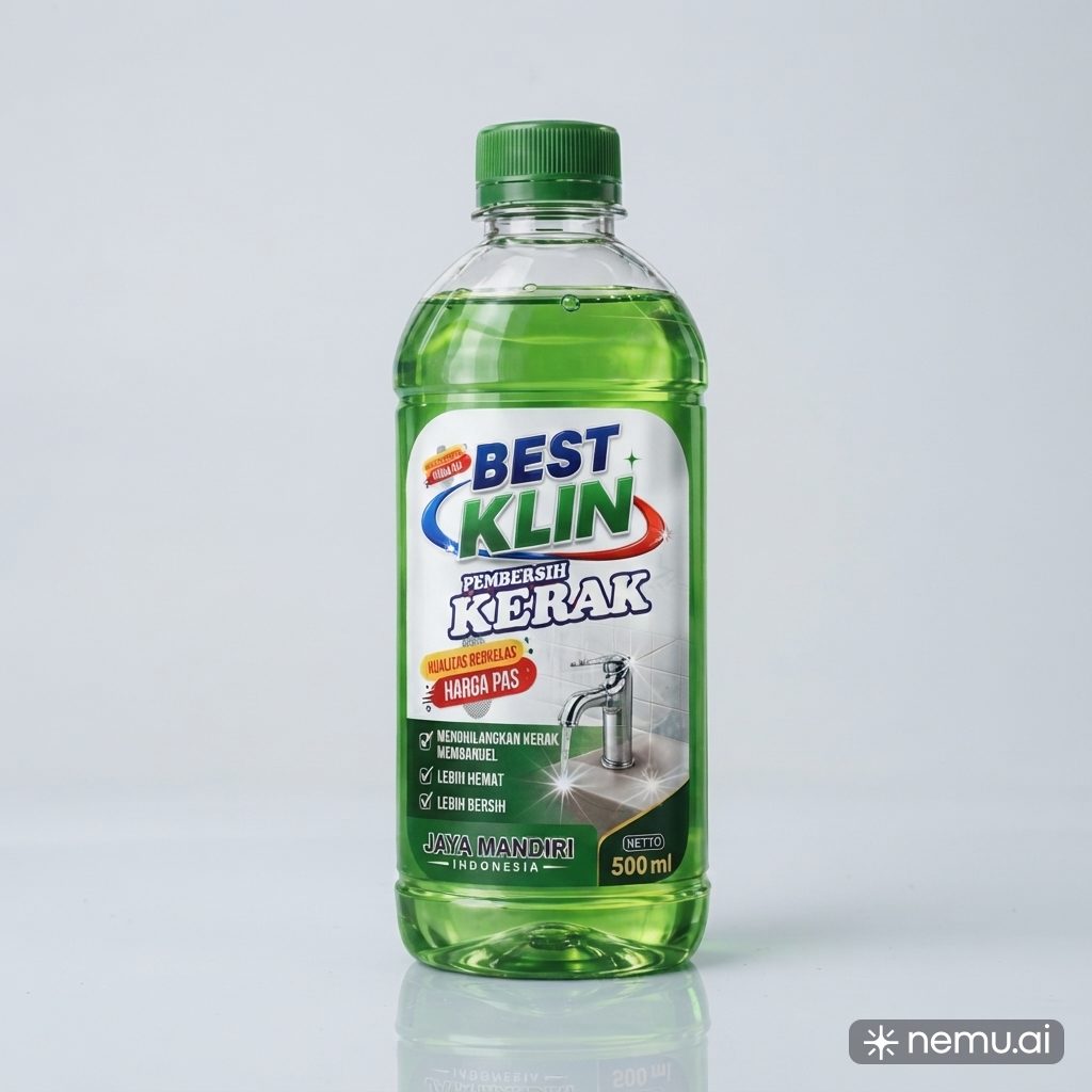 BEST KLIN PEMBERSIH KERAK KAMAR MANDI 1 LITER /1,5 LITER