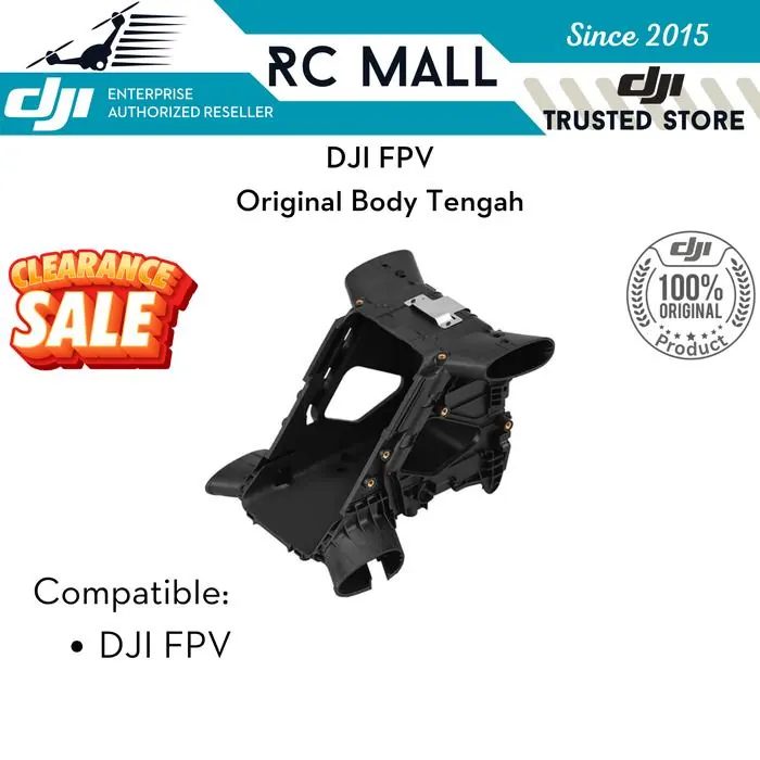 Body Tengah DJI FPV Middle Shell Main Frame Drone Original