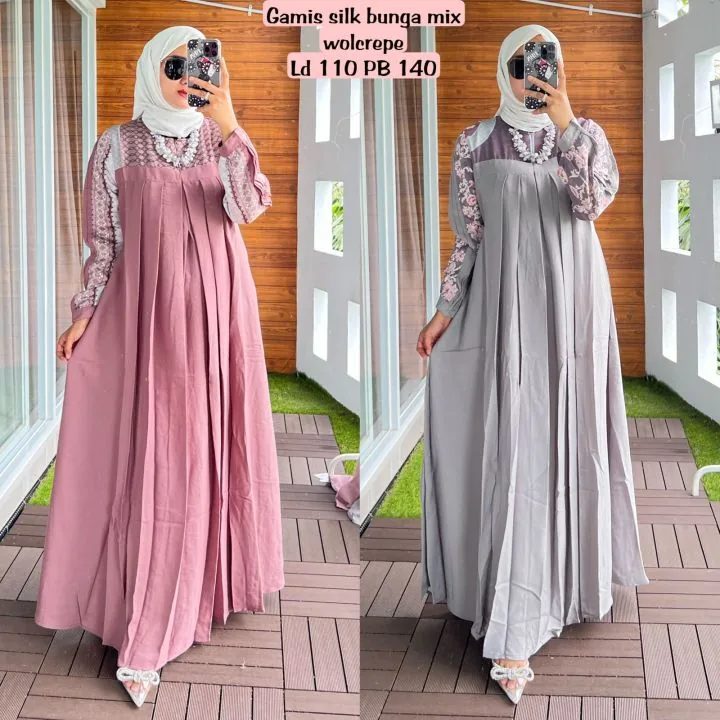 amorebyruby sophia gamis kekinian simple kasual santai