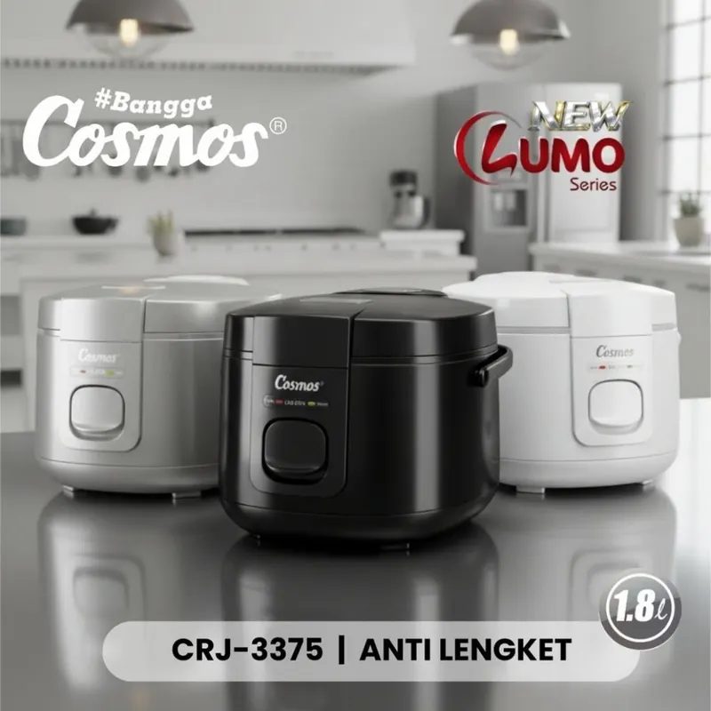 Magic Com Cosmos CRJ-3375 Rice Cooker 1.8 Liter 3in1 CRJ 3375 Sumo