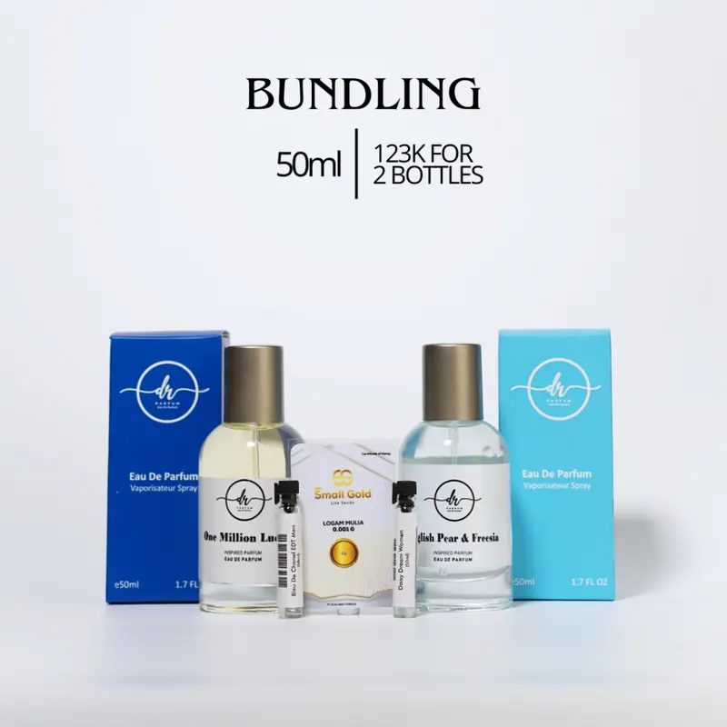 Dr Parfum - Pria dan Wanita Special Bundling 2 Botol Bebas Pilih Variant - Perfume