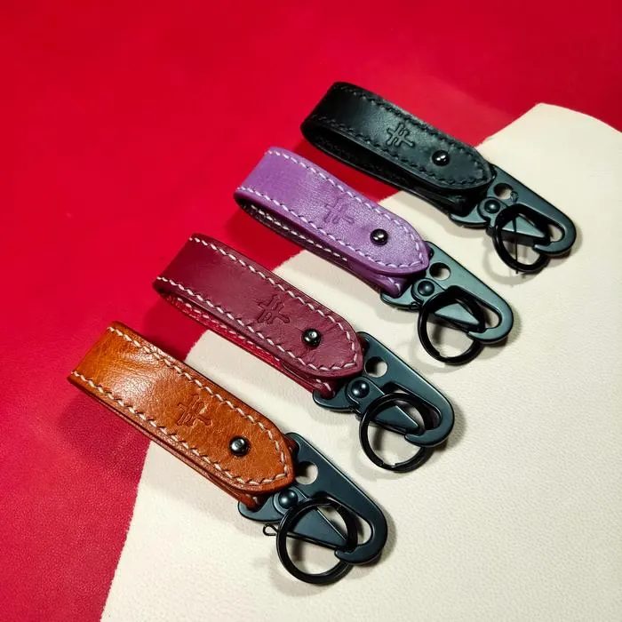KEY CHAIN LEATHER HOLDER ( GANTUNGAN KUNCI) new model
