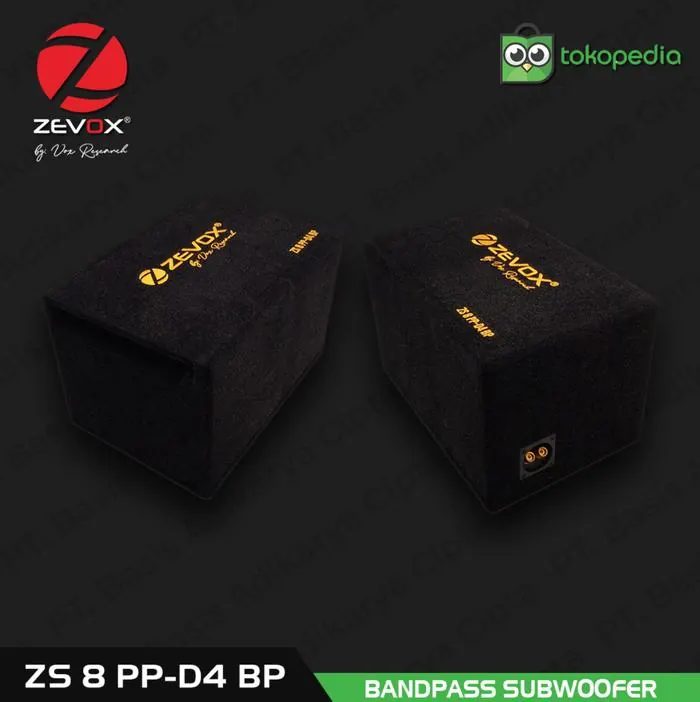 Subwoofer Zevox ZS 8 PP-D4 BP by Vox Research Double Voice Coil