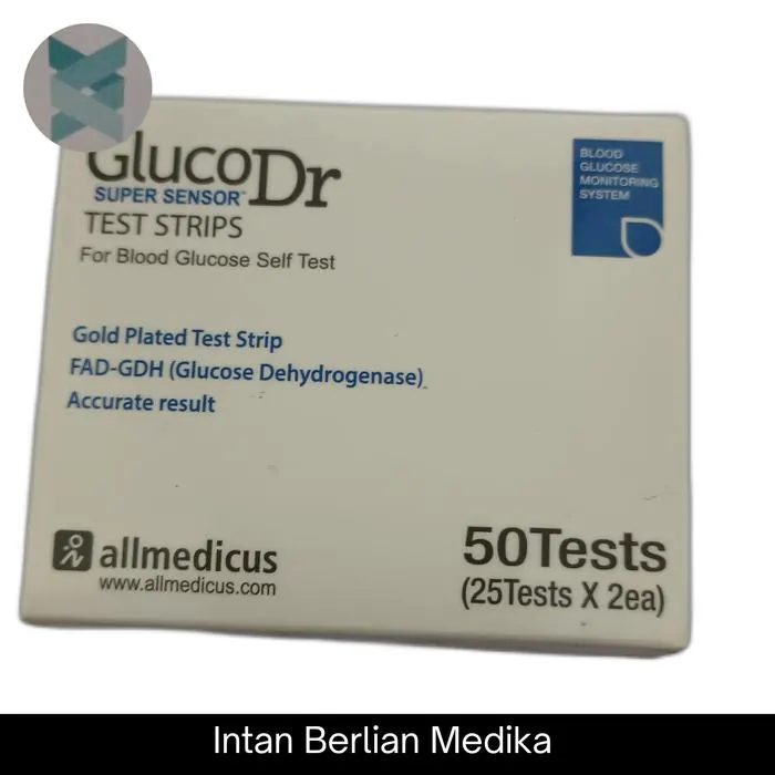 Strip Gluco dr super sensor is 25 test