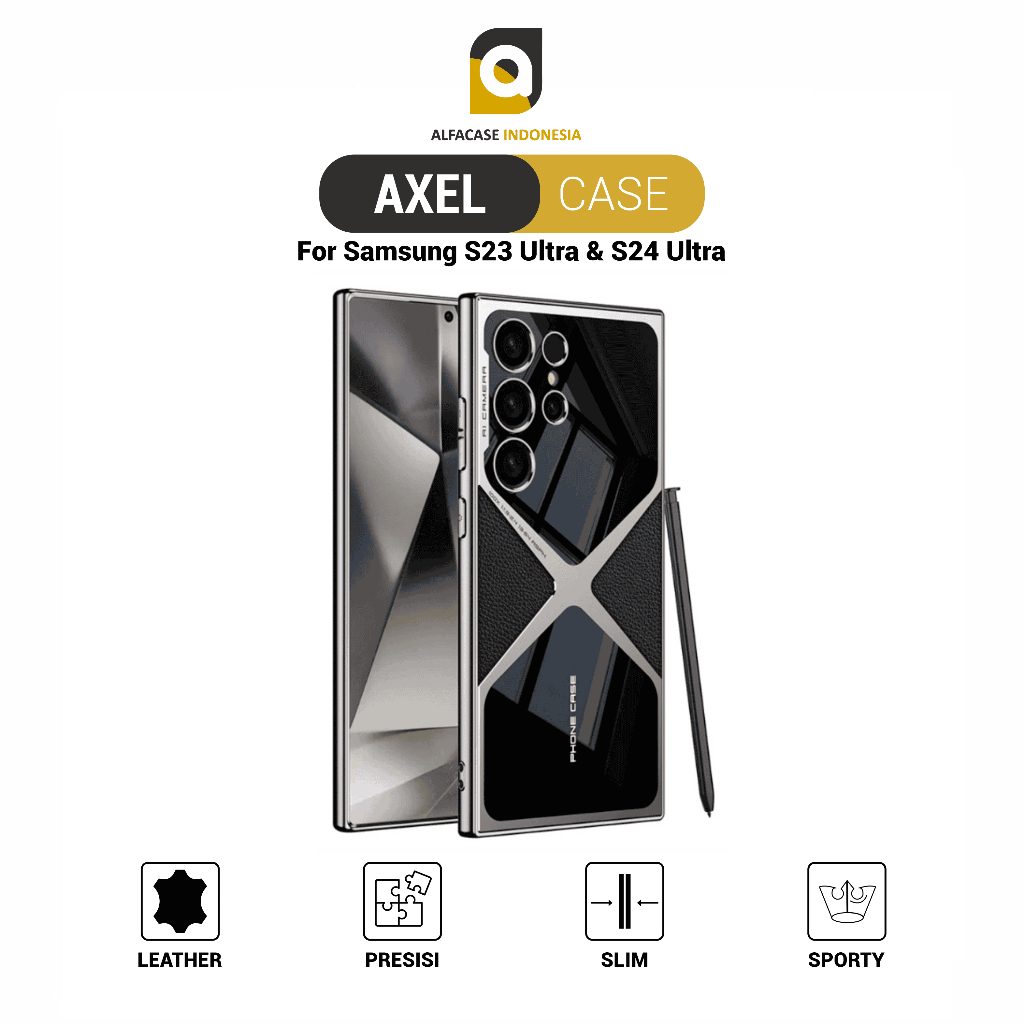 ALFACASE Casing Samsung S23 S24 Ultra - Axel Case - S Series