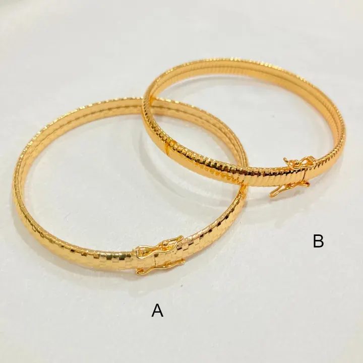 Gelang Bukaan Wanita Lapis Emas Anti Karat