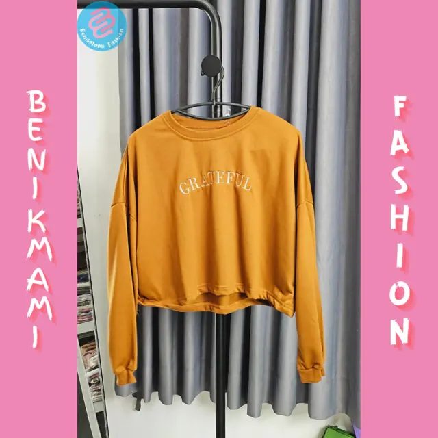 Longtee Crop Gratefull Lgn Pjg