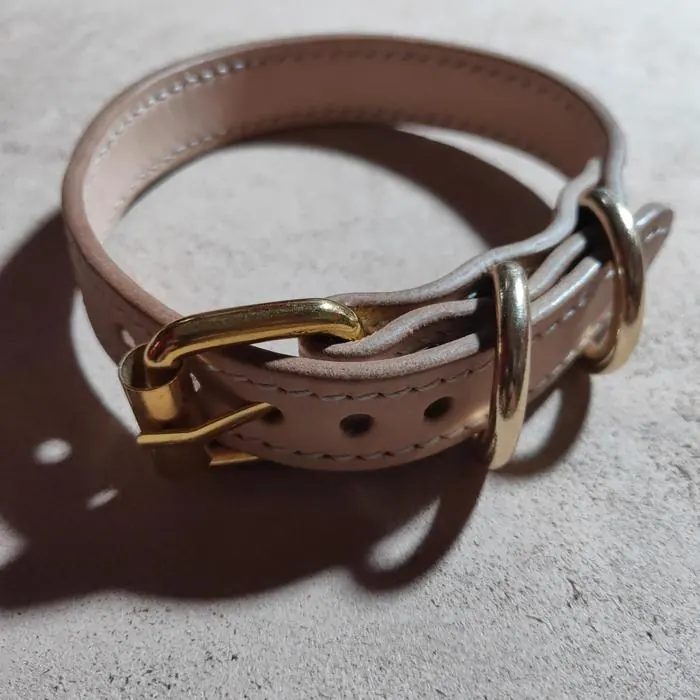 Cat Collars Leather / kalung kucing kulit nabati custom