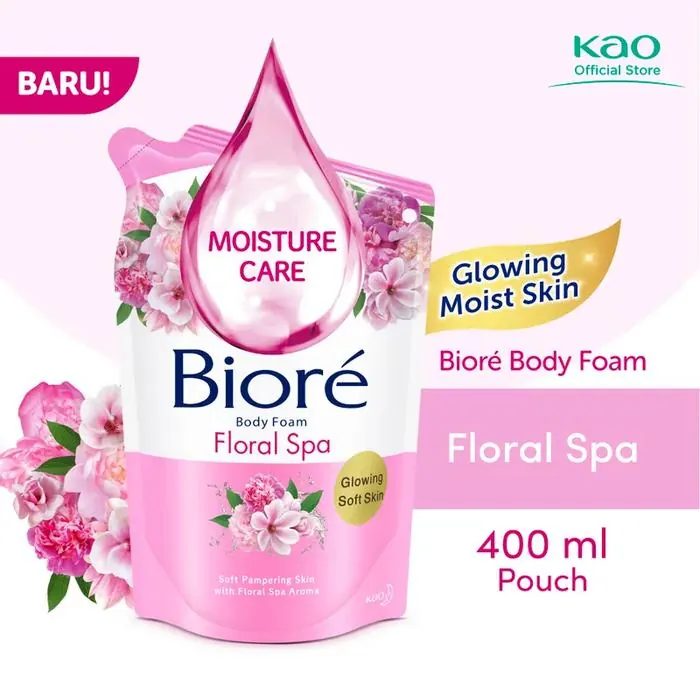 Sabun Mandi Cair Biore Body Foam Floral Spa 400ml
