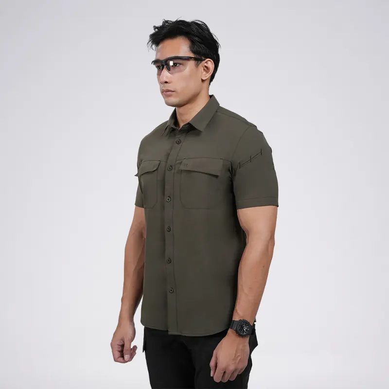 Kemeja Pendek Pria Cartenz Tactical Monarchy