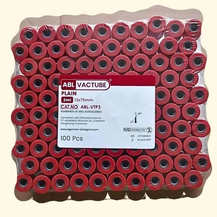 Abl - Plaintube 3 ml pet tube isi 100 pcs